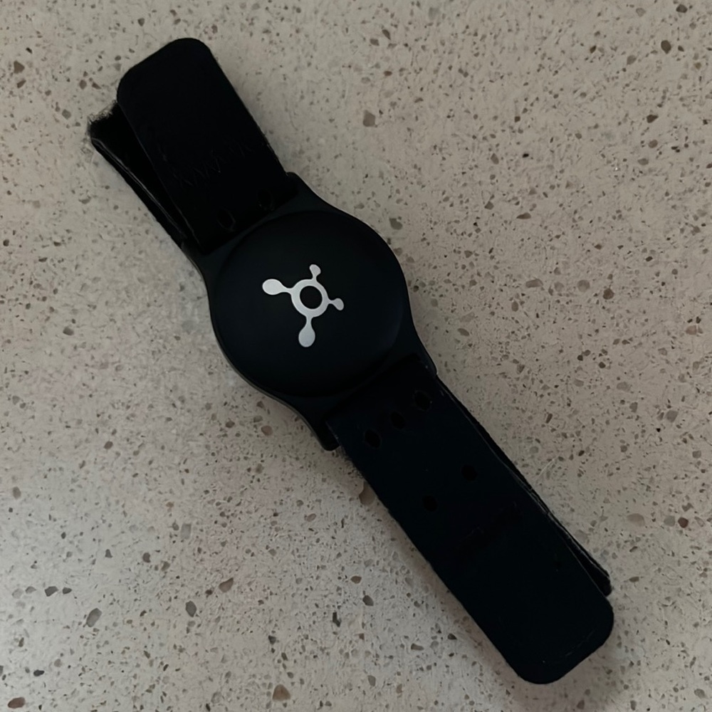 Orange Fitness Heart Rate Monitor with both straps